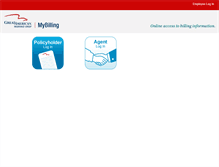 Tablet Screenshot of mybilling.gaic.com